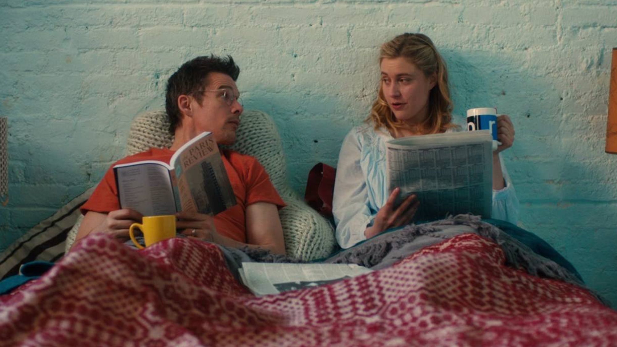 Ethan Hawke and Greta Gerwig in 'Maggie's Plan'