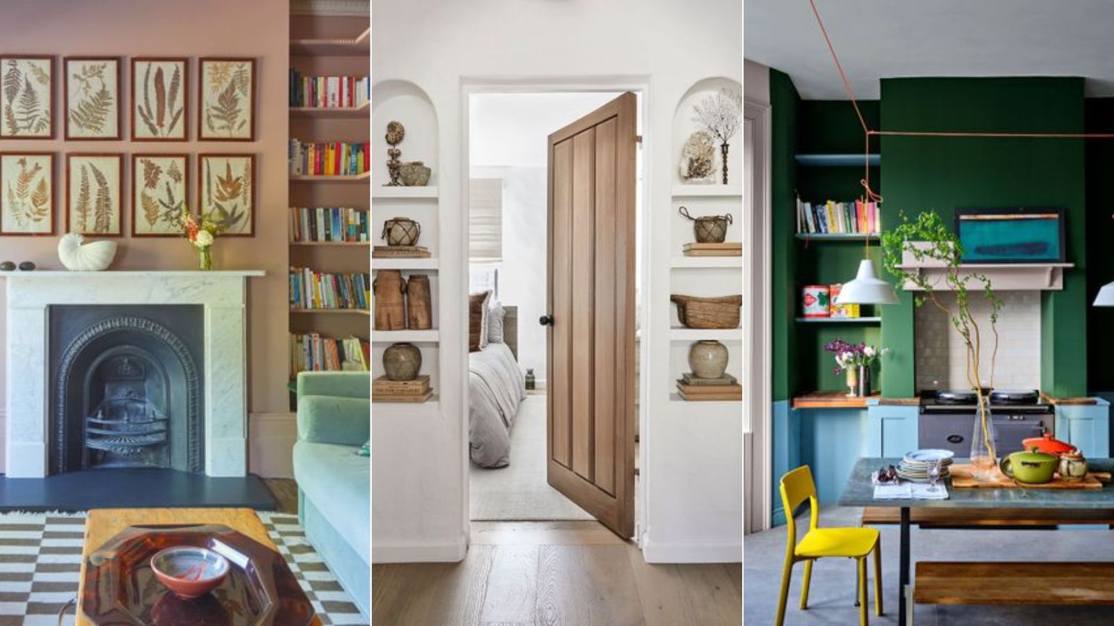 How to install shelves in an alcove rules designers follow