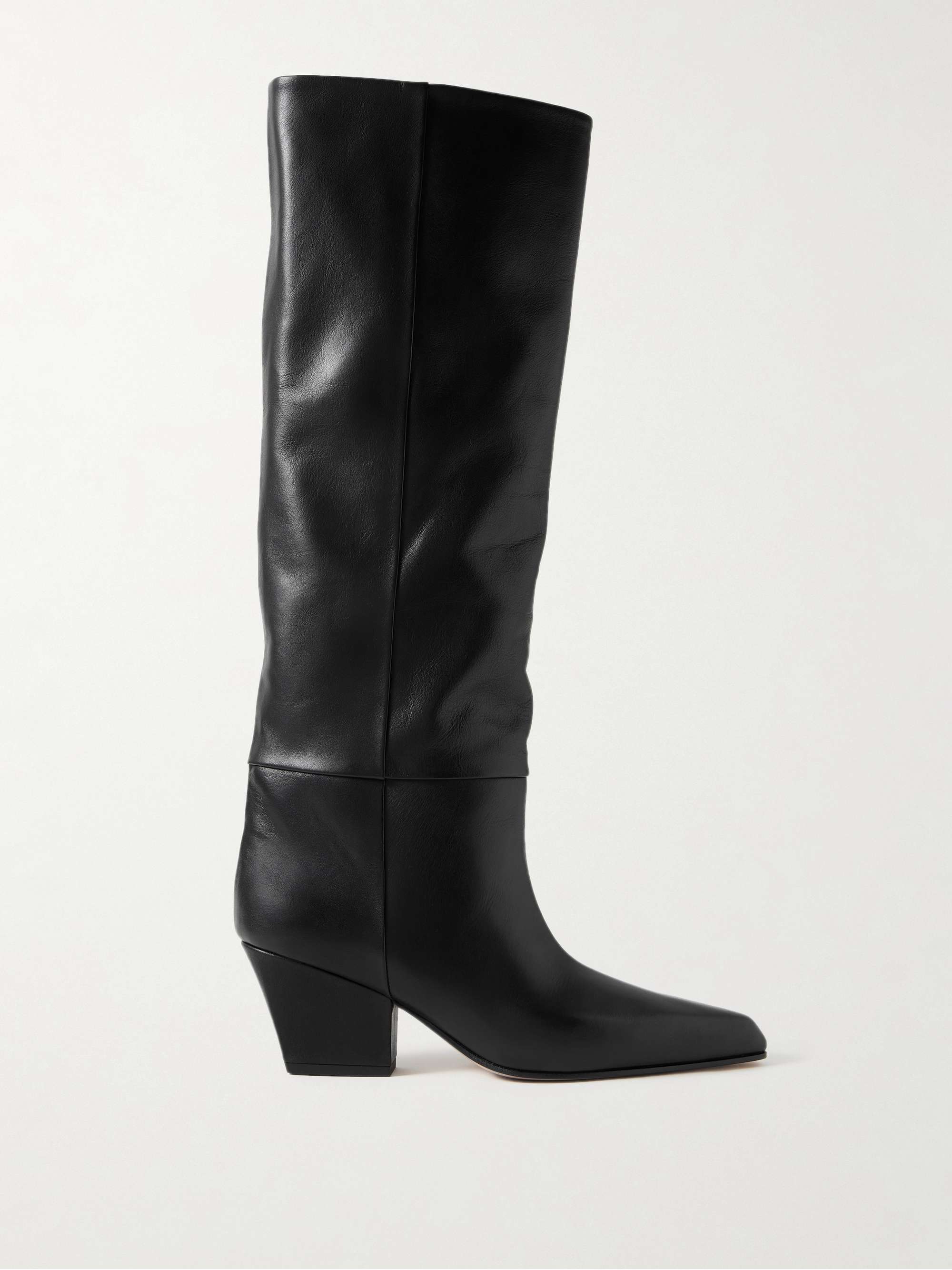Jane Leather Knee Boots