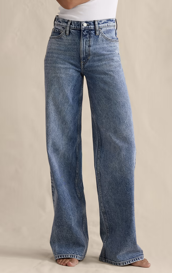 Banana Republic, The Icon Classic Wide-Leg Jean