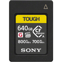 Sony Tough 640GB CFexpress Type A|was $998|now $838
SAVE $160 at B&amp;H