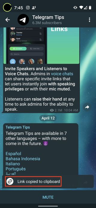 How To Create Share Telegram Widgets App 4