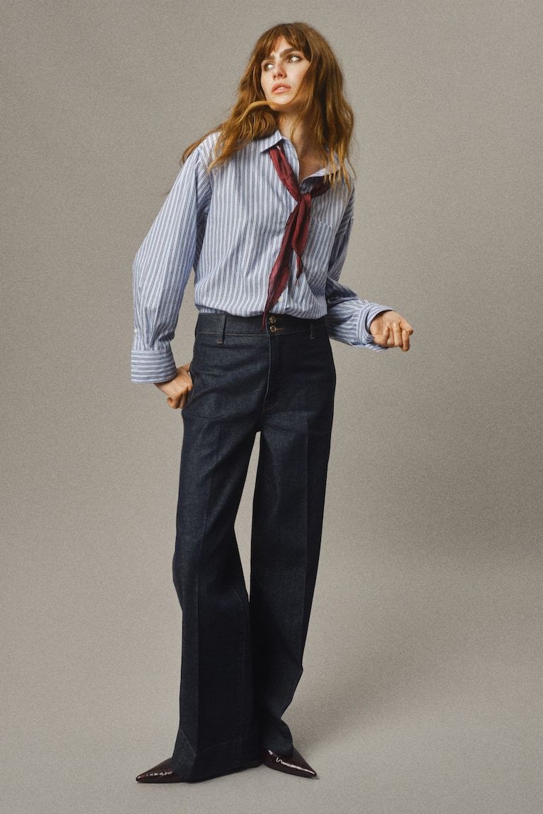 Wide High Jeans