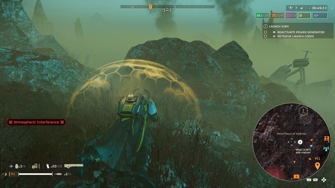 Helldivers 2 samples - Super sample rock on the map