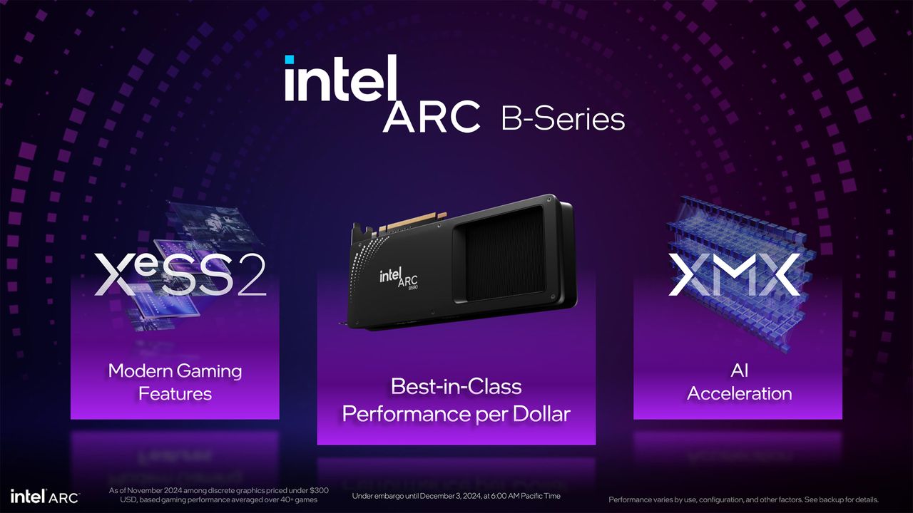 Intel Arc Battlemage B580 and B570