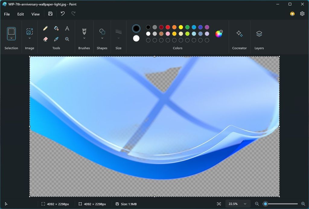 MS Paint layers update hits Windows 11 in September, 2023 Windows Central