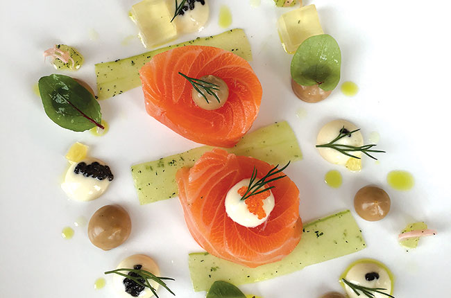 Lympstone Manor salmon