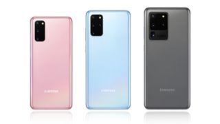 Samsung Galaxy S20, Samsung Galaxy S20 Plus, and Samsung Galaxy S20 Ultra