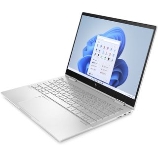 The HP Envy 13 x360 on a white background.