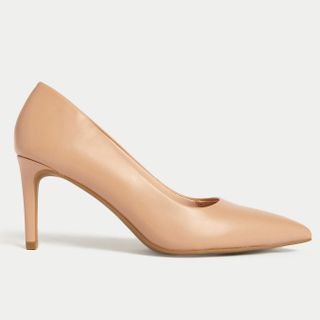 M&S Stiletto Heel Pointed Court Shoes