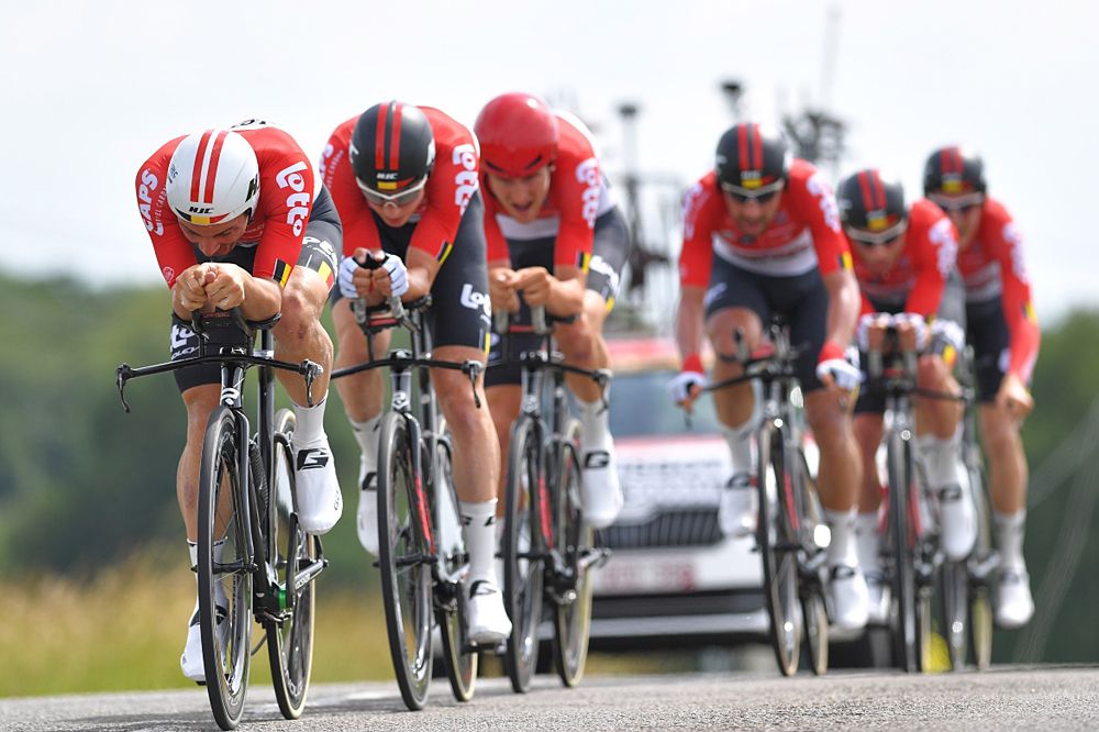 Lotto Soudal at Criterium du Dauphine stage 3 team time trial