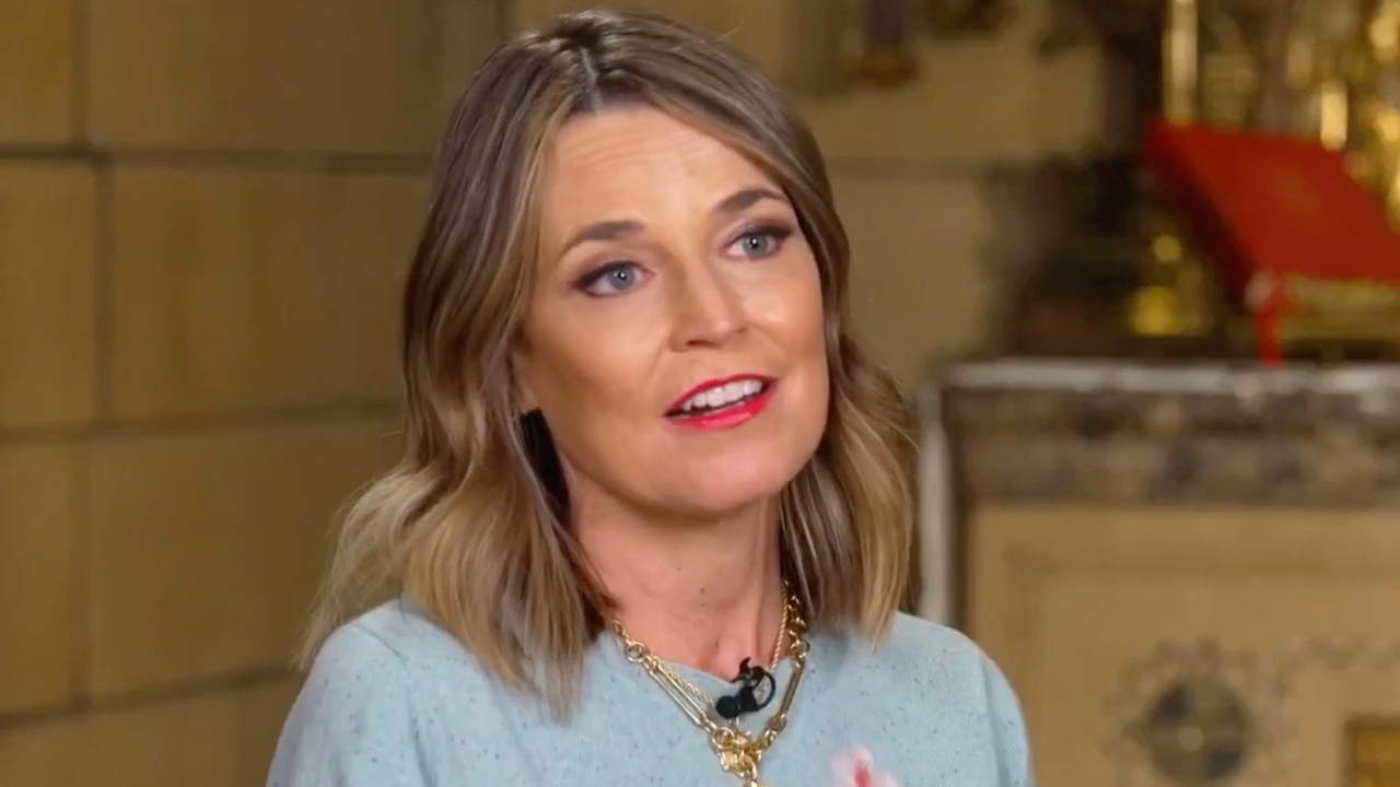 Savannah Guthrie is interviewed about her book on The Today Show.