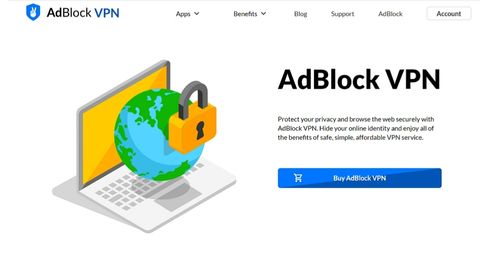 AdBlock VPN during TechRadar testing