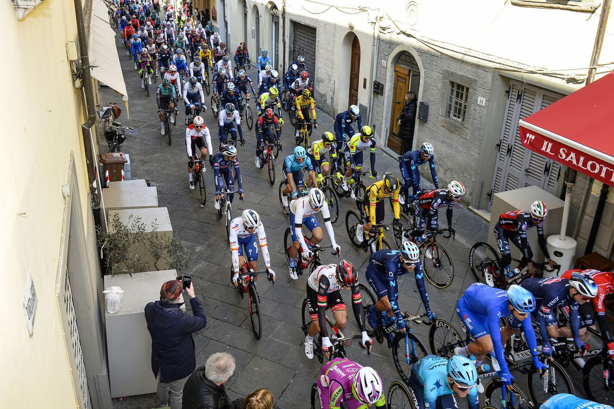 Tirreno Adriatico 2022 - 57th Edition - 2nd stage Camaiore - Sovicille 219 km - 08/03/2022 - Scenery - Peloton - photo Tommaso Pelagalli/SprintCyclingAgency&Acirc;&copy;2022