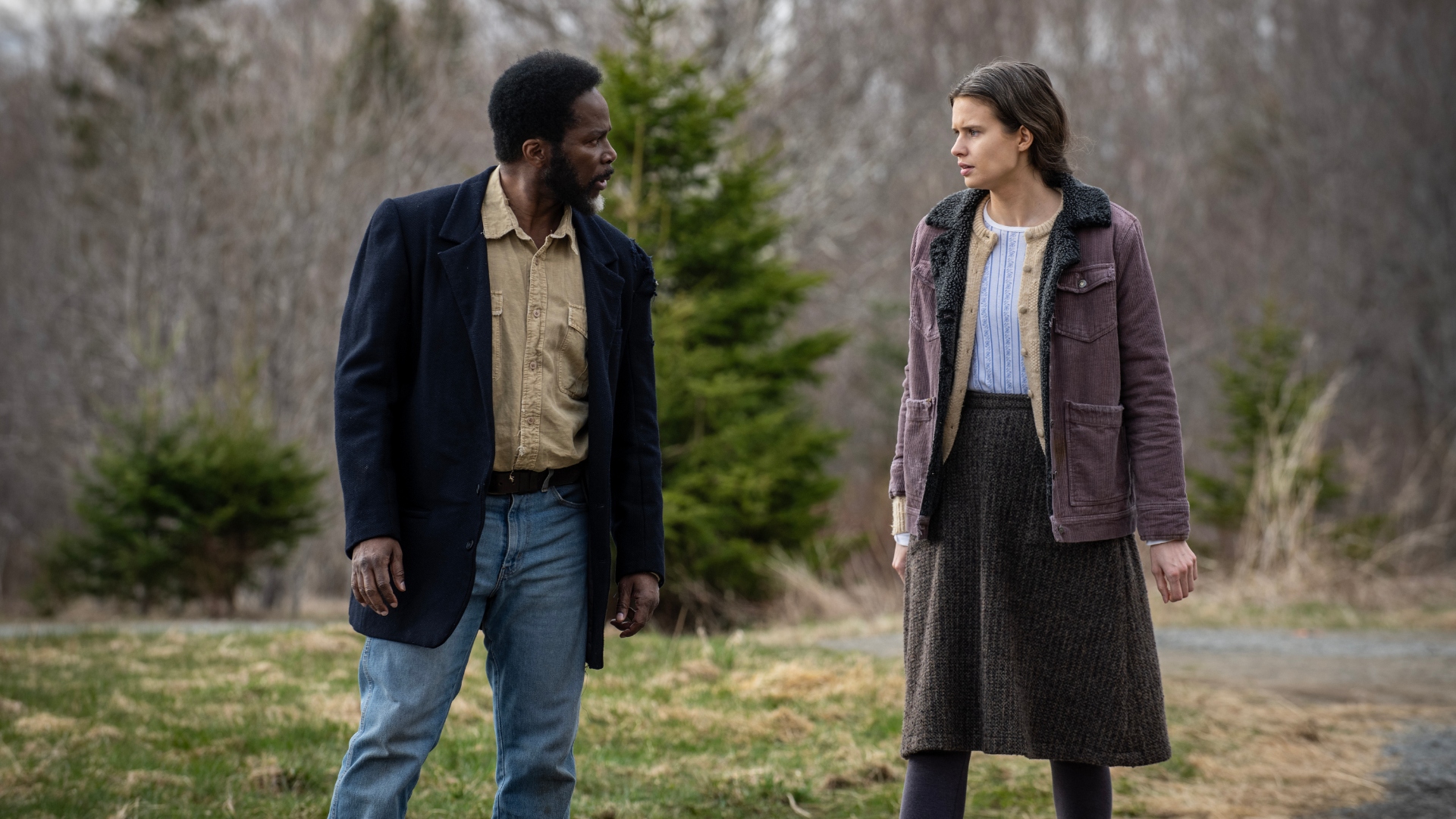 Boyd looks to the side in From season 3