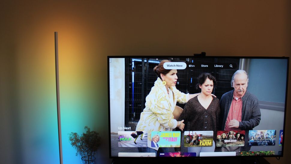 Signe Gradient Philips Hue Signe Gradient Floor Lamp review: Four feet tall and ...