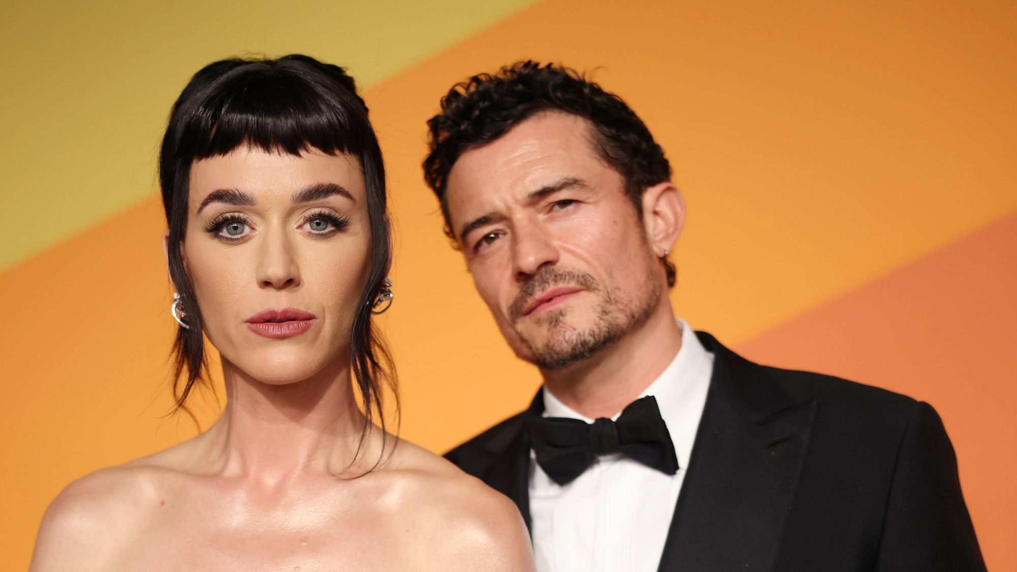Katy Perry and Orlando Bloom at the Vanity Fair Oscars Party