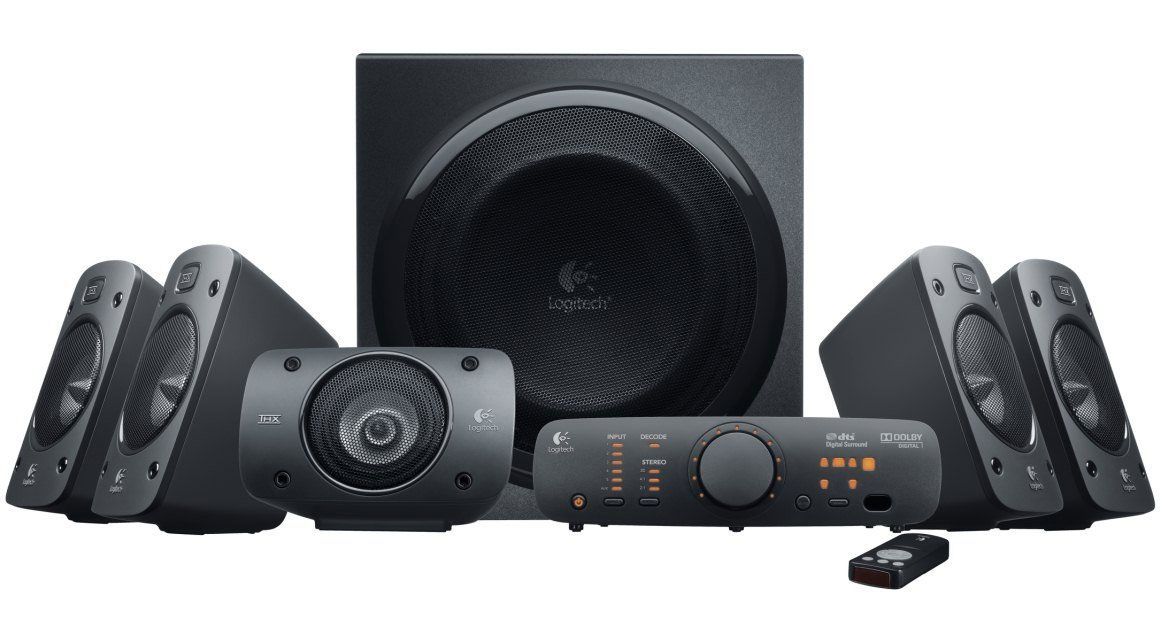 Logitech S Z906 5 1 Surround Sound Speaker System Is On Sale For