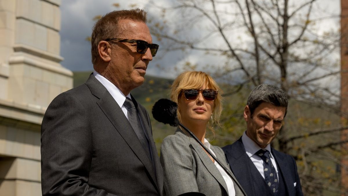 John, Beth, and Jamie at governor&#039;s party on Yellowstone