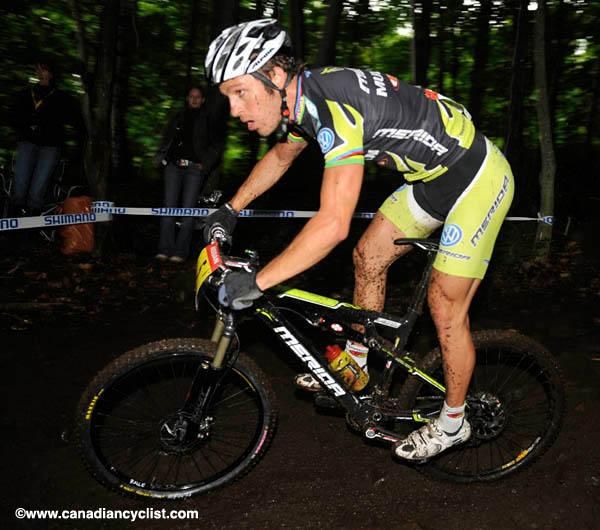 Ralph N&auml;f tired in the final laps, costing him positions.
