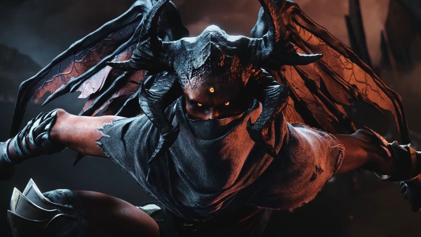 Metal: Hellsinger art of demon dual wielding guns