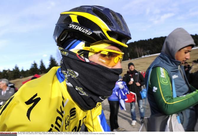 Who's that masked man? Alberto Contador