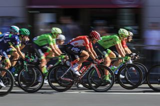 Fast subjects like this cycle-race peloton are a great way to test the Canon EOS 5D Mark IV’s 7fps burst rate.