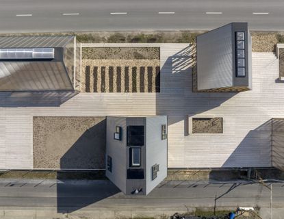 Living Places Copenhagen house in timber inside and out with large openings and light colours