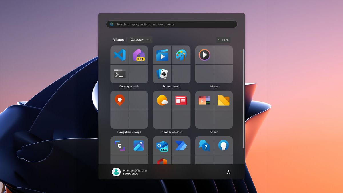 Microsoft toys with new Windows 11 Start menu layout inspired by the ...