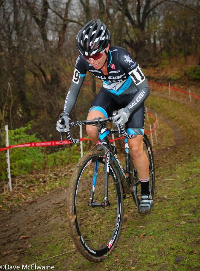 Rebecca Gross (Raleigh Clement) seemed to have a great first lap