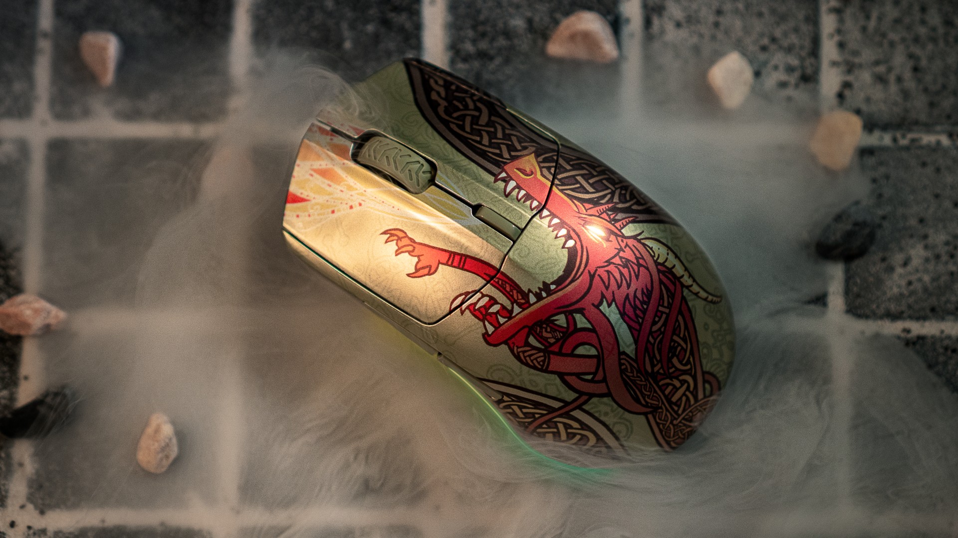 SteelSeries Wireless Gaming Mouse CS2 Dragon Lore Edition