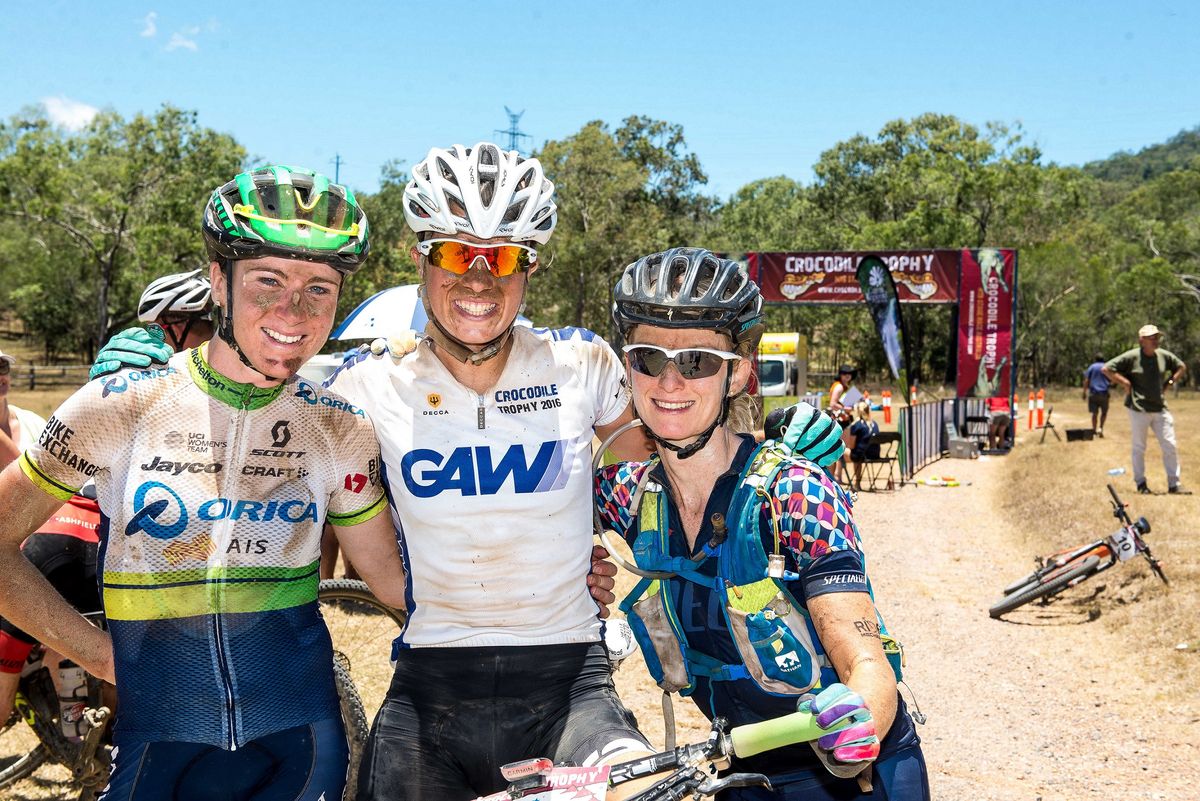 The top 3 in the elite women's competition