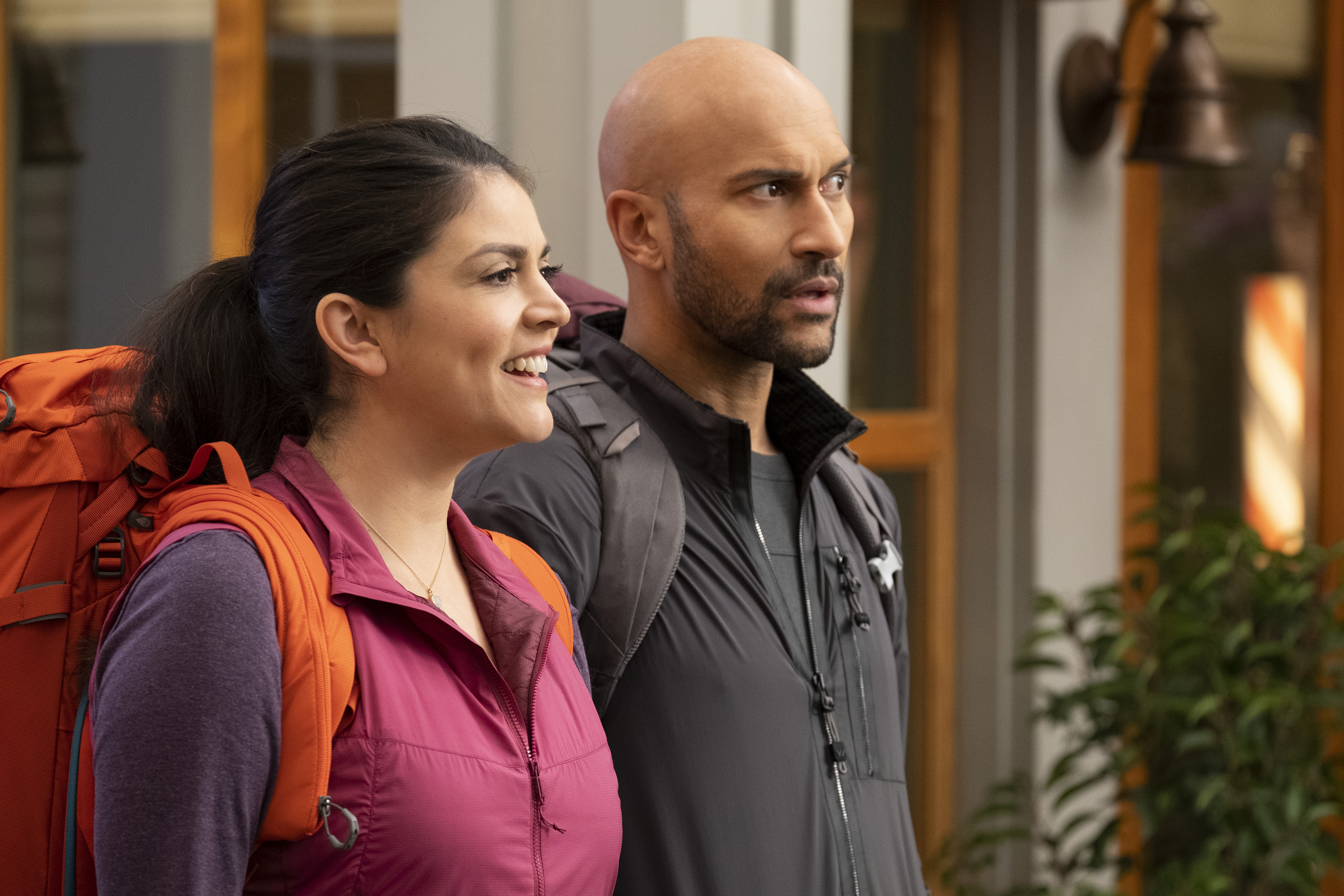 Cecily Strong and Keegan-Michael Key in Schmigadoon!