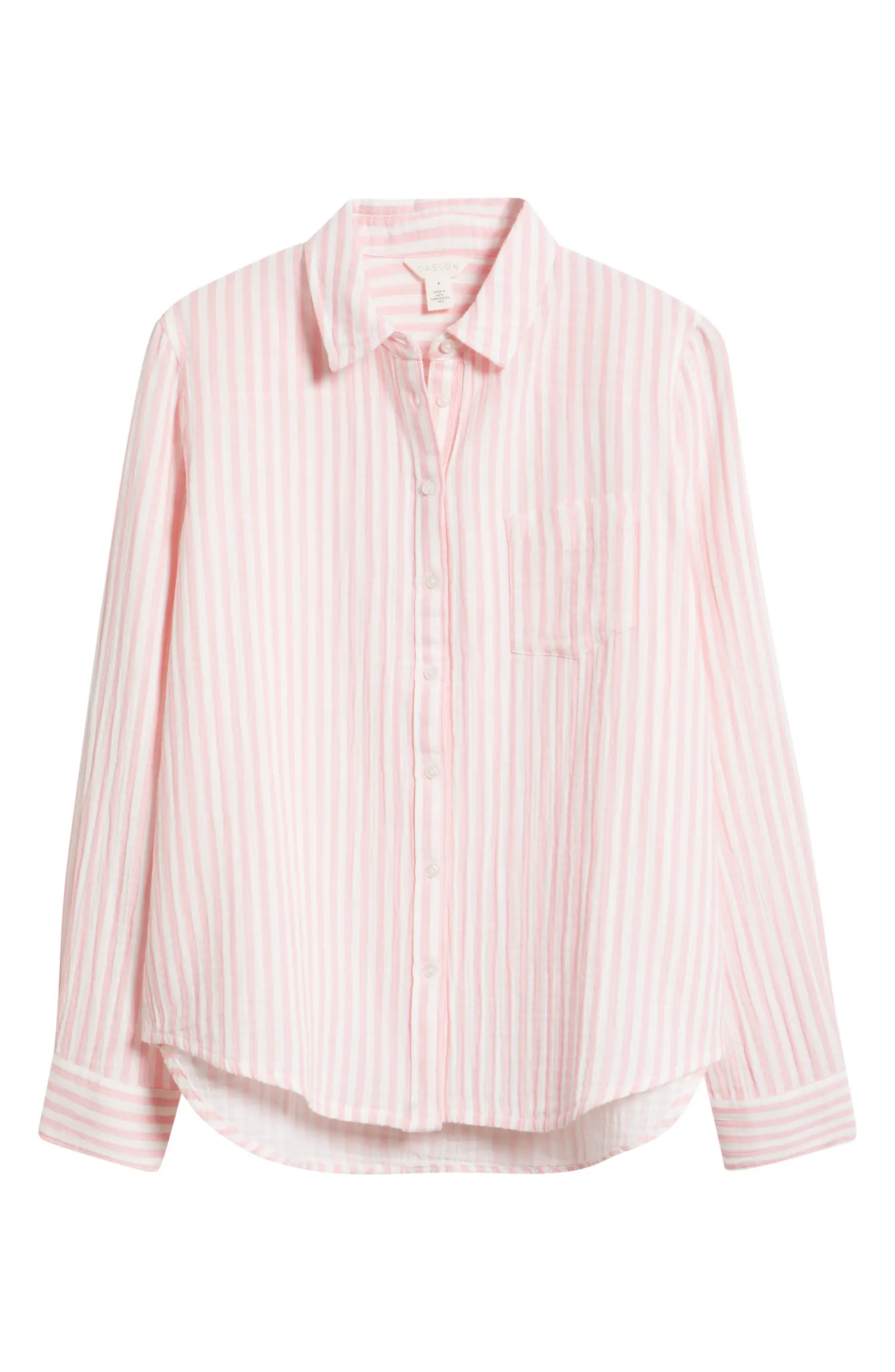 Caslon, Casual Gauze Button-Up Shirt