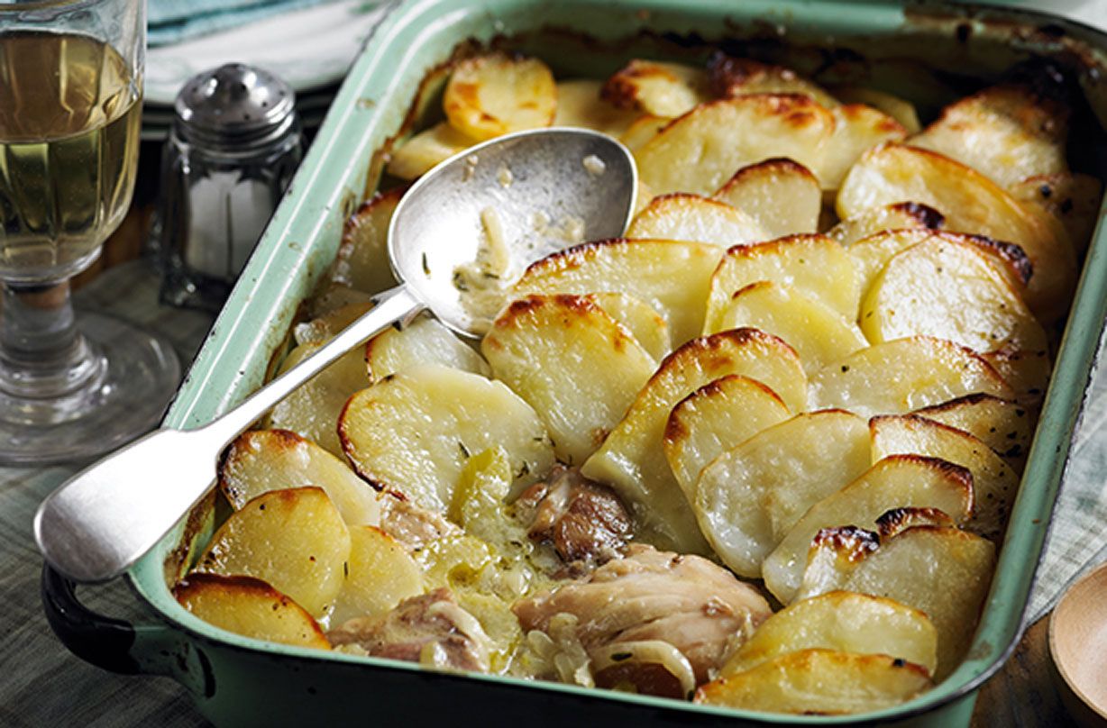 Chicken and potato bake