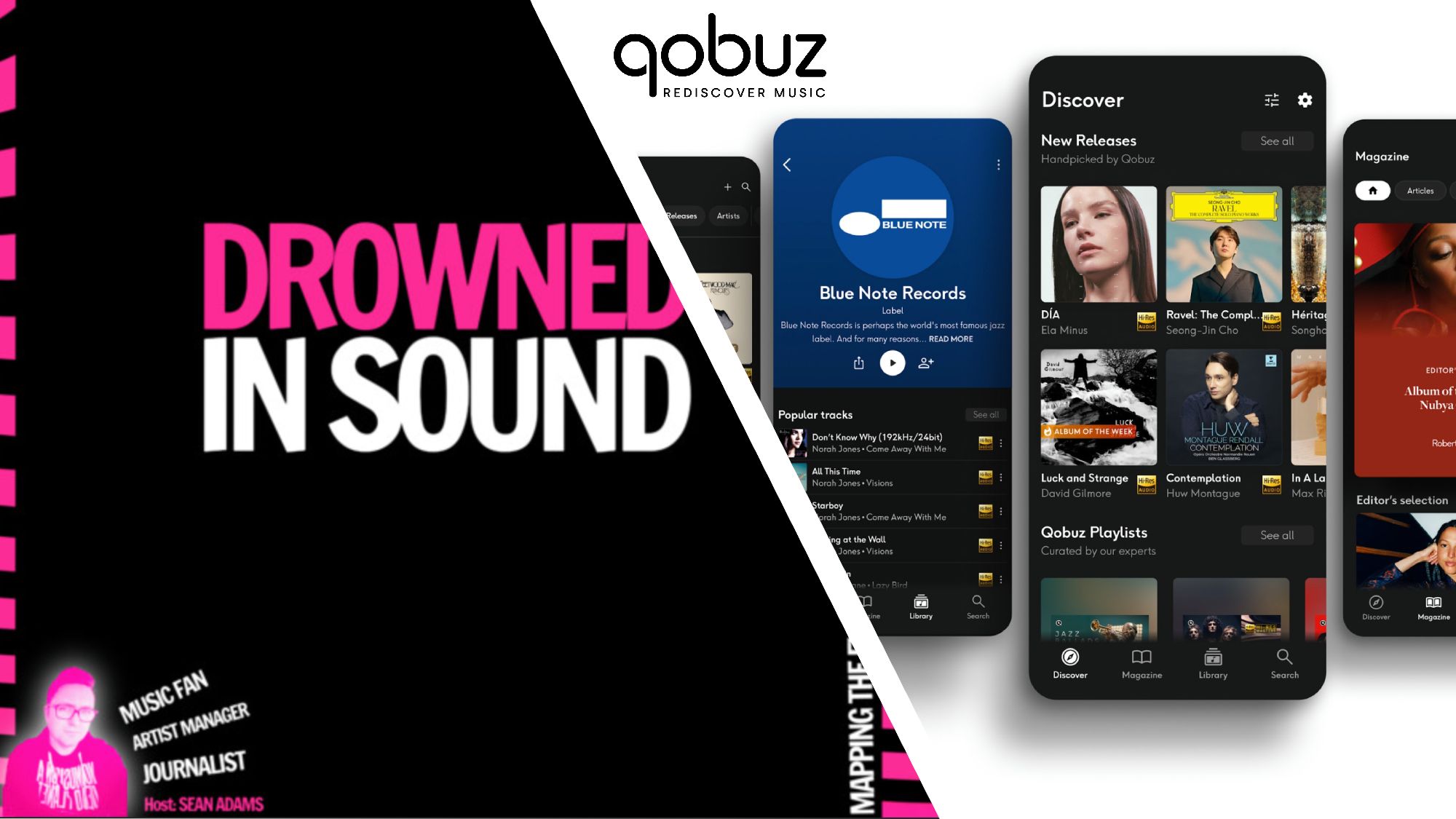 Qobuz, 6 ay boyunca sanatçılara özel podcast’ler üretmek için bağımsız müzik dergisi Drowner in Sound ile iş birliği yapıyor – ve ben de katılmak için sabırsızlanıyorum