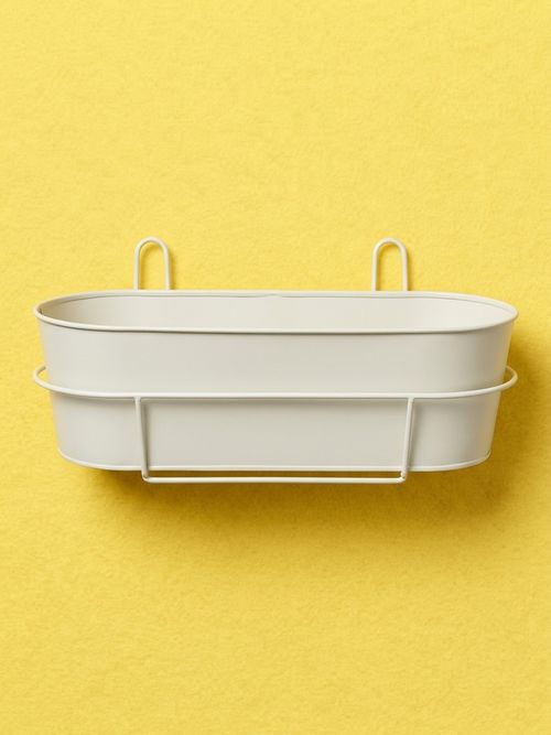 Vitl&Ouml;k Flower Box With Holder - Indoor/outdoor/off-White 22x7 &frac34; "