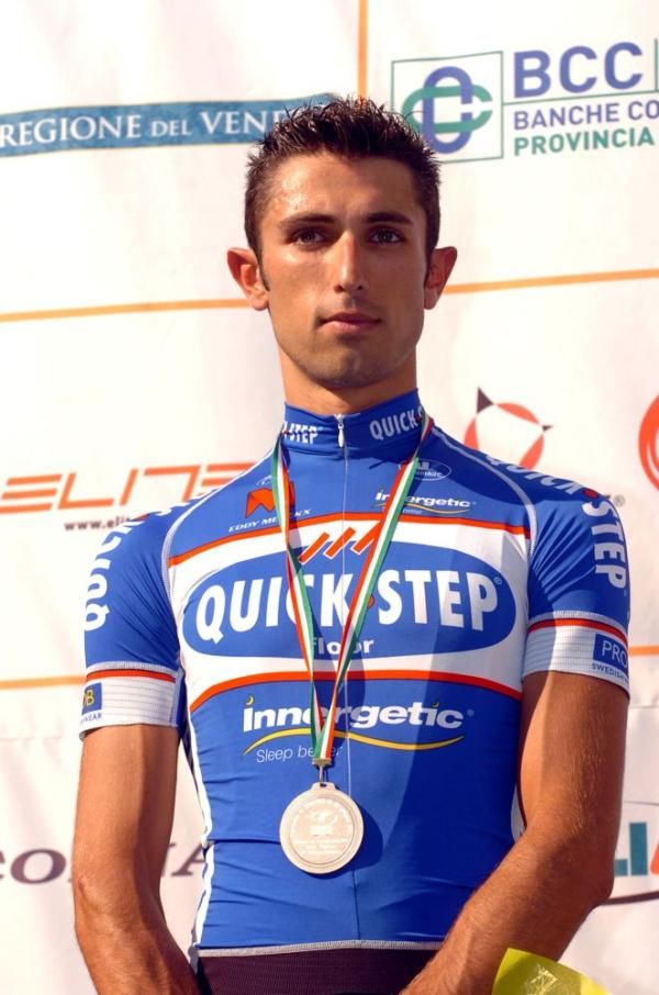 Dario Cataldo (Quick Step) on the podium