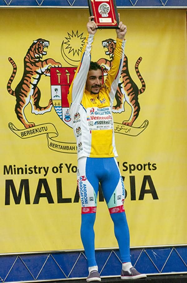 Colombian Jose Serpa (Androni Giocattoli) holds a thirty second lead over teammate Jose Rujano with one stage remaining in Kuala Terengganu.