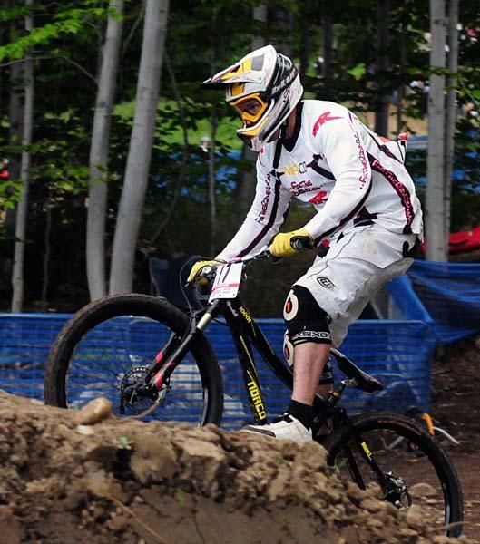 Randall Huntington in one of the heats