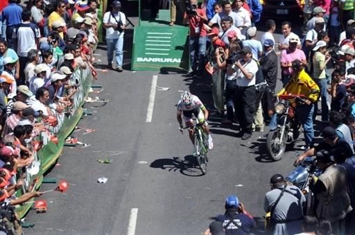 Giovanny Baez on his way to the overall victory in Guatemala