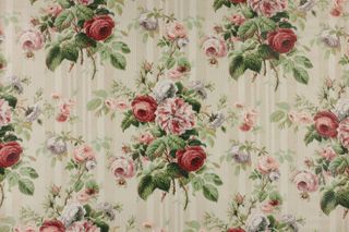 Jubilee Rose cotton, £77 per m, Colefax and Fowler (www.colefax.com).