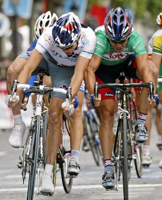 Australians Baden Cooke and Robbie McEwen spiced up the sprints of the 2003 Tour de France.