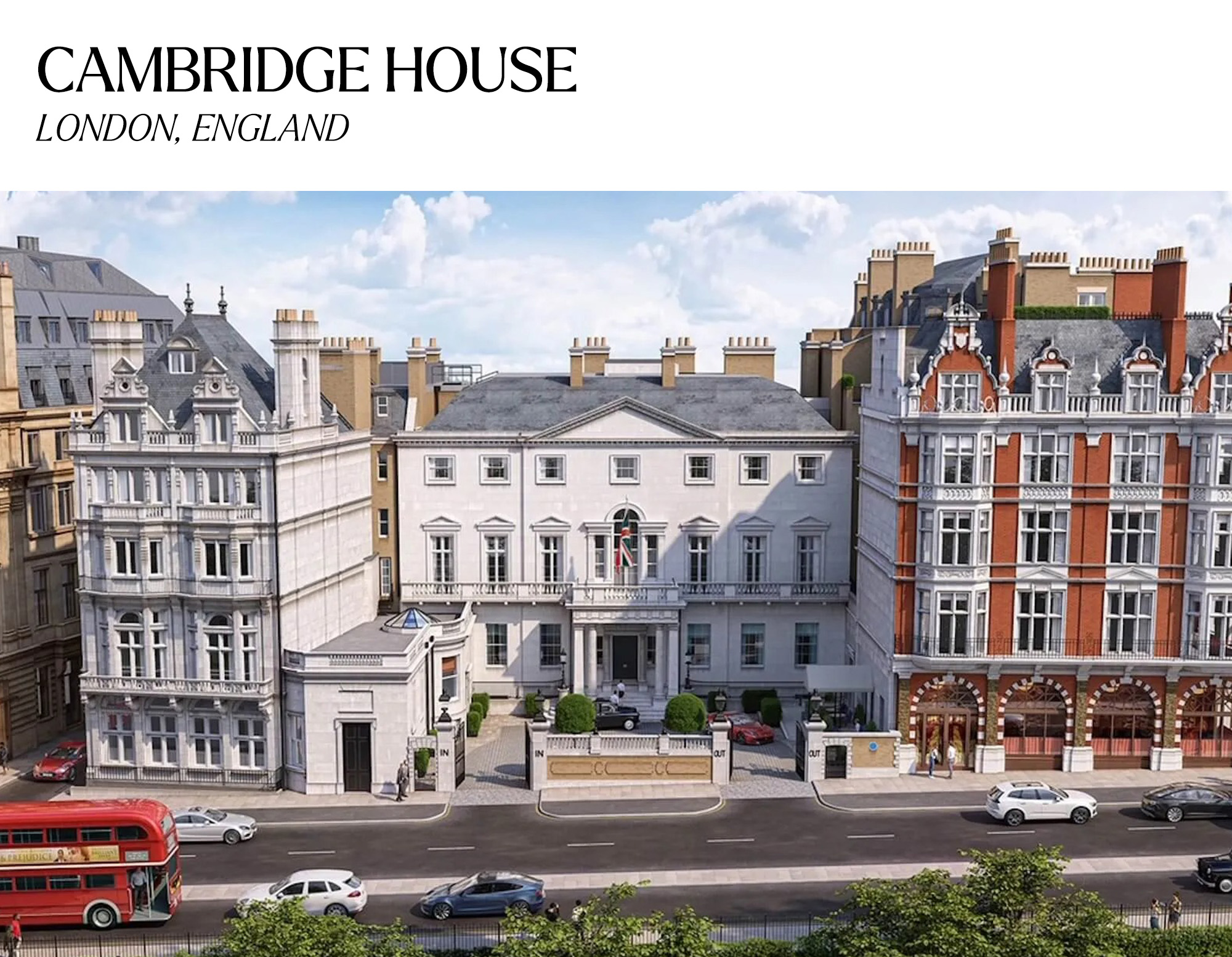 Cambridge House in London.