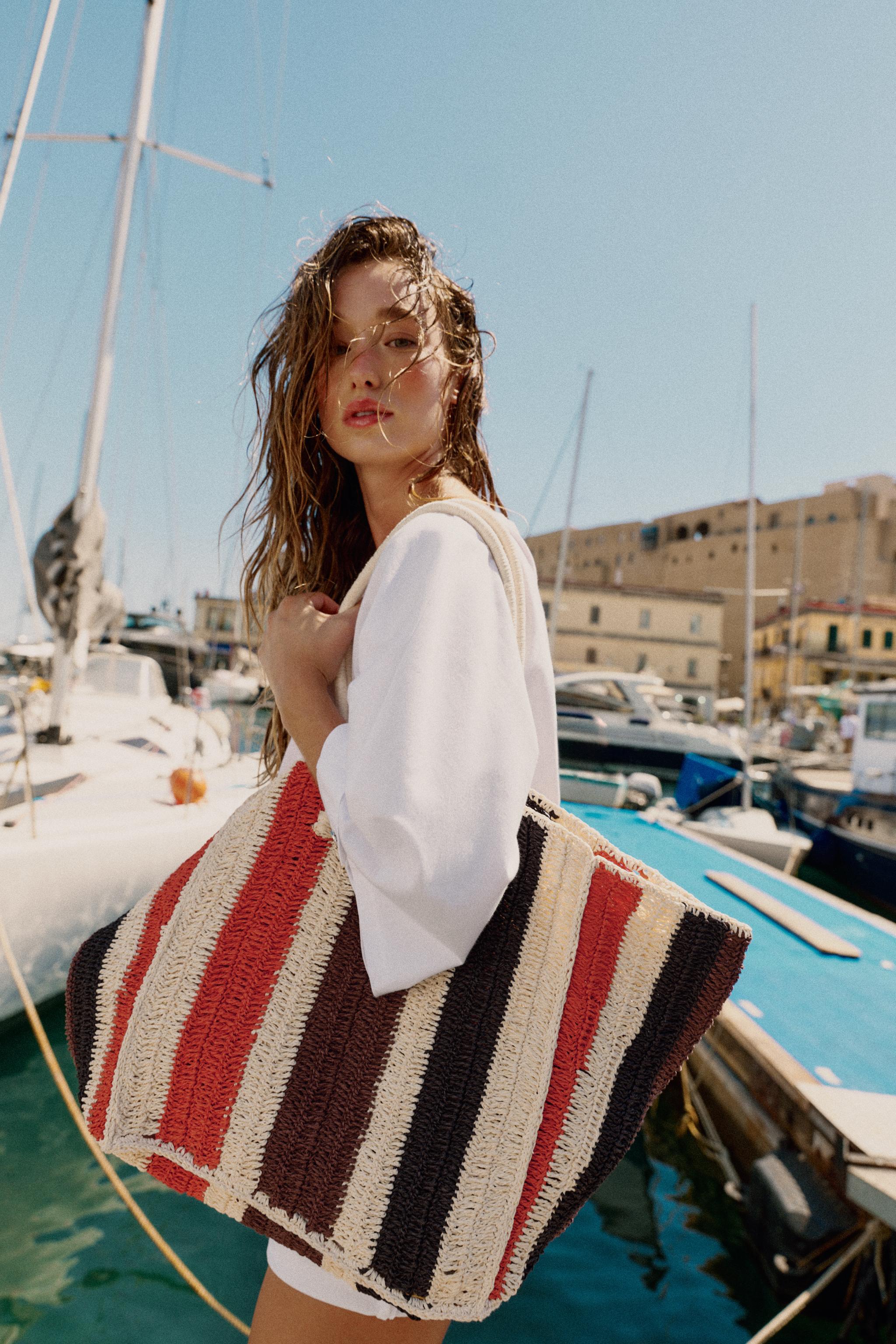 Woven Print Bag