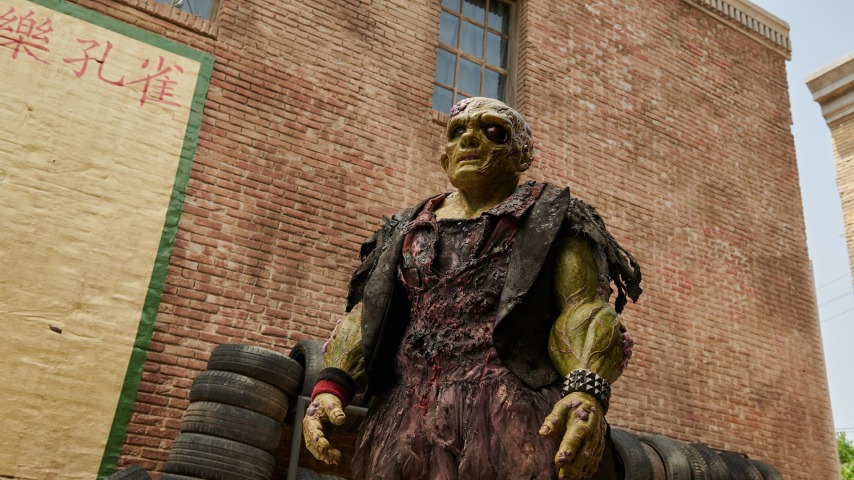 Peter Dinklage as the Toxic Avenger in The Toxic Avenger