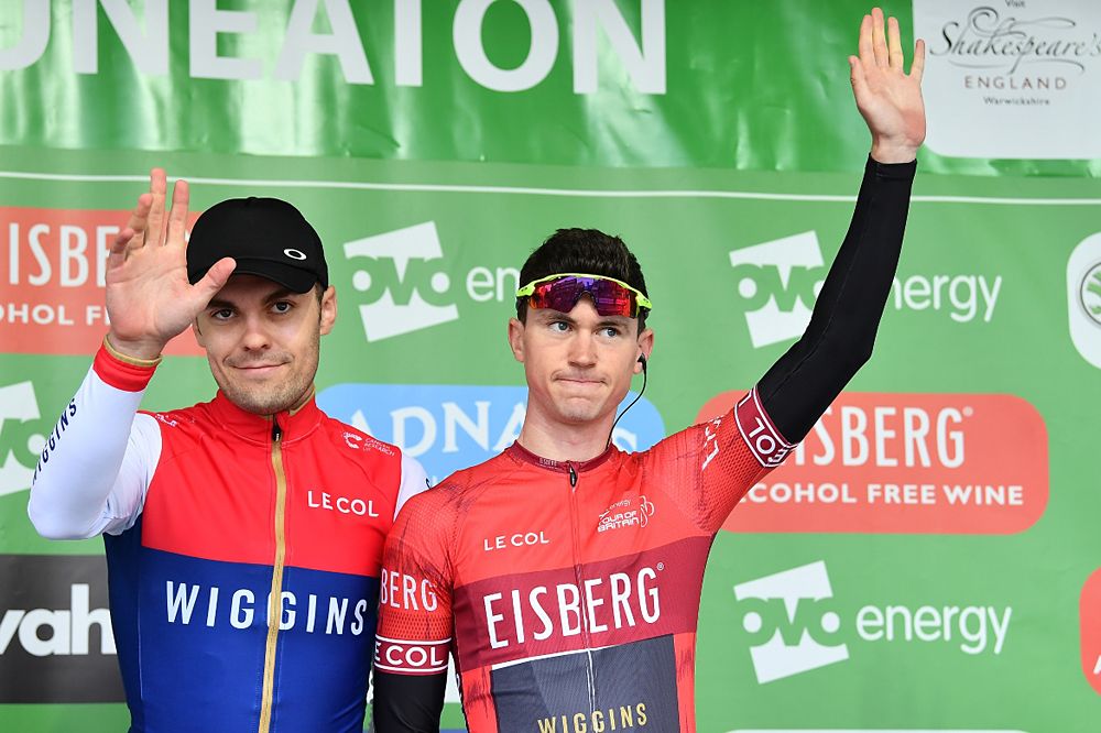 Mark Teggart, Joey Walker ahead of stage 4 at the Tour of Britain