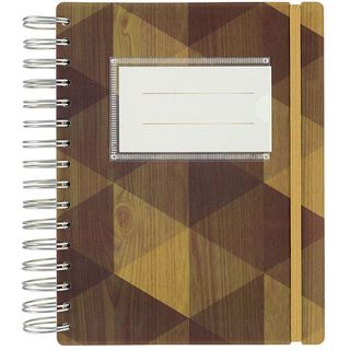 notebook with brown shades