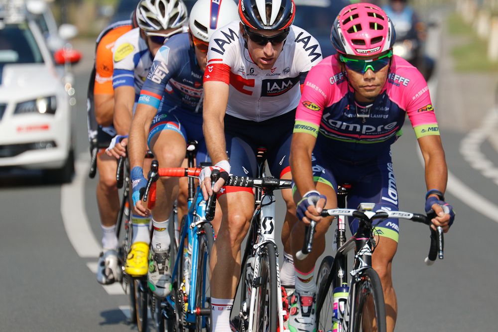 Yukiya Arashiro (Lampre - Merida) in the breakaway