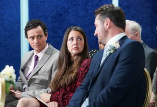 Stacey Slater is stuck between Theo Hawthorne and Martin Fowler